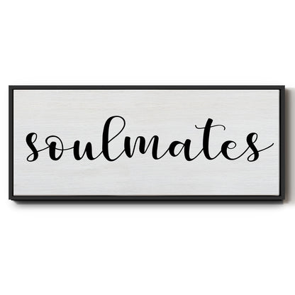 Soulmates - Floater Framed Canvas Print