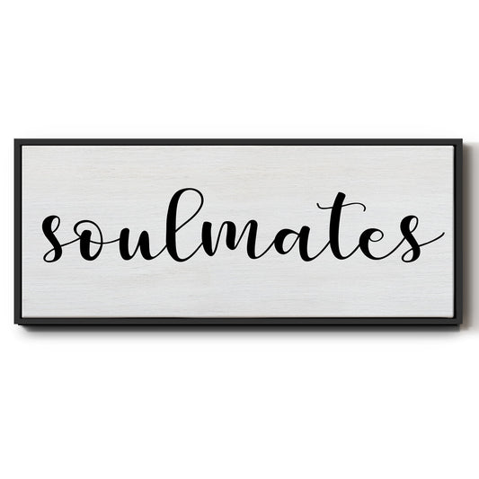 Soulmates - Floater Framed Canvas Print