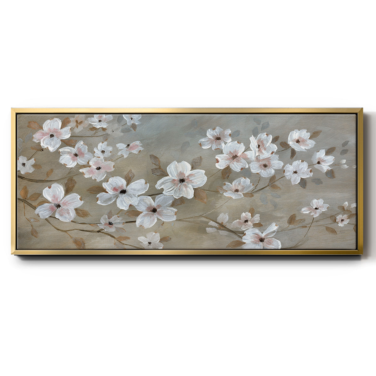 Dogwood Dream - Floater Framed Canvas Print