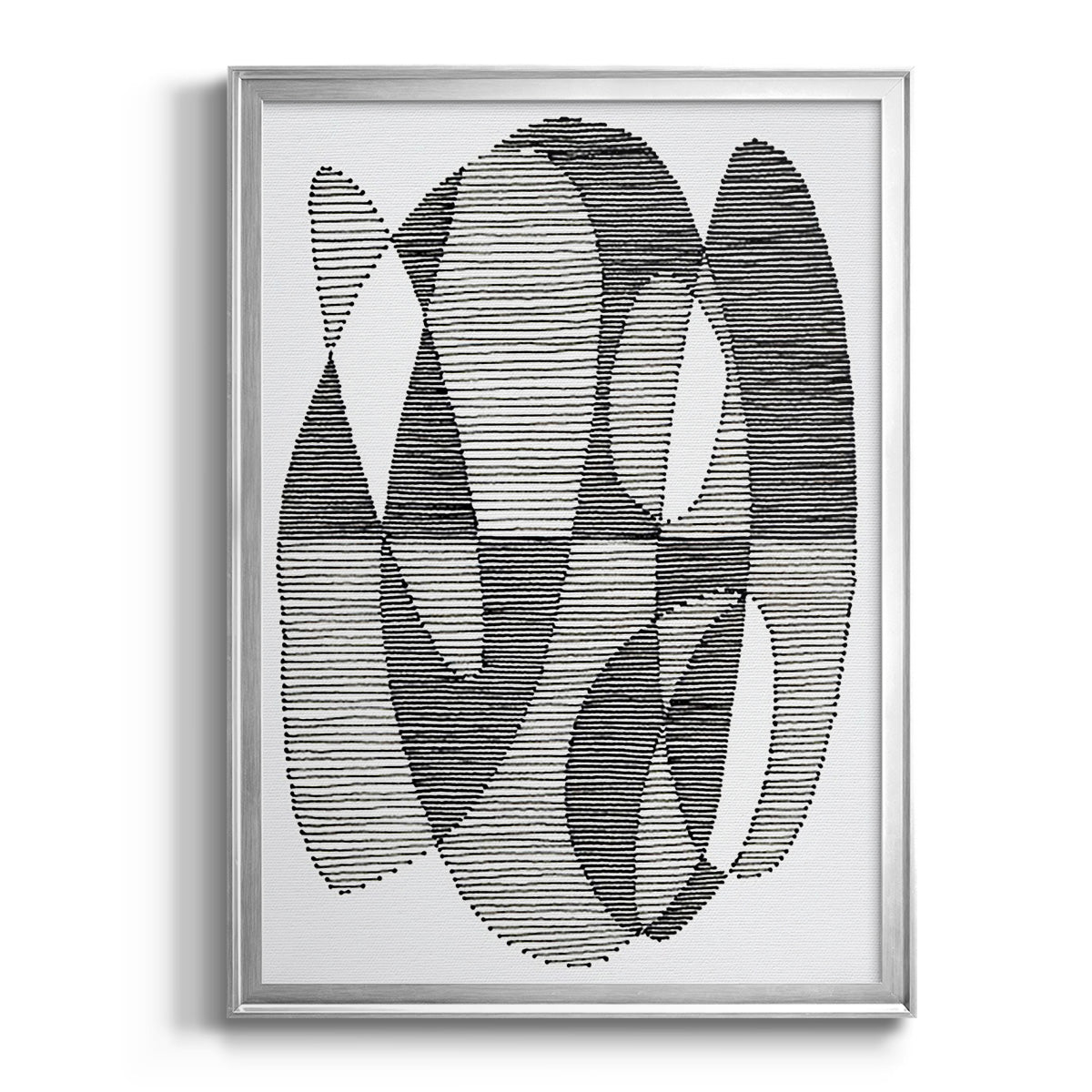 Opposite Day II - Modern Framed Canvas Print