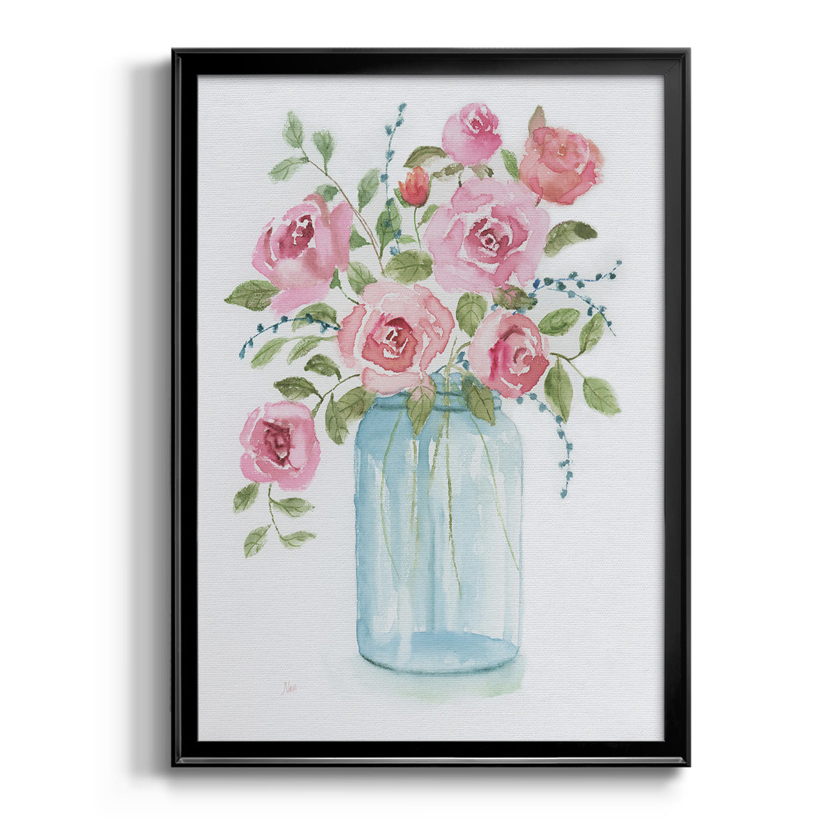 Adorable I - Modern Framed Canvas Print