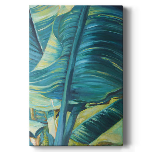 Green Banana Duo II Premium Gallery Wrapped Canvas - Ready to Hang