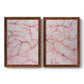 Rose Marble I - Premium Framed Canvas 2 Piece Set - Ready to Hang