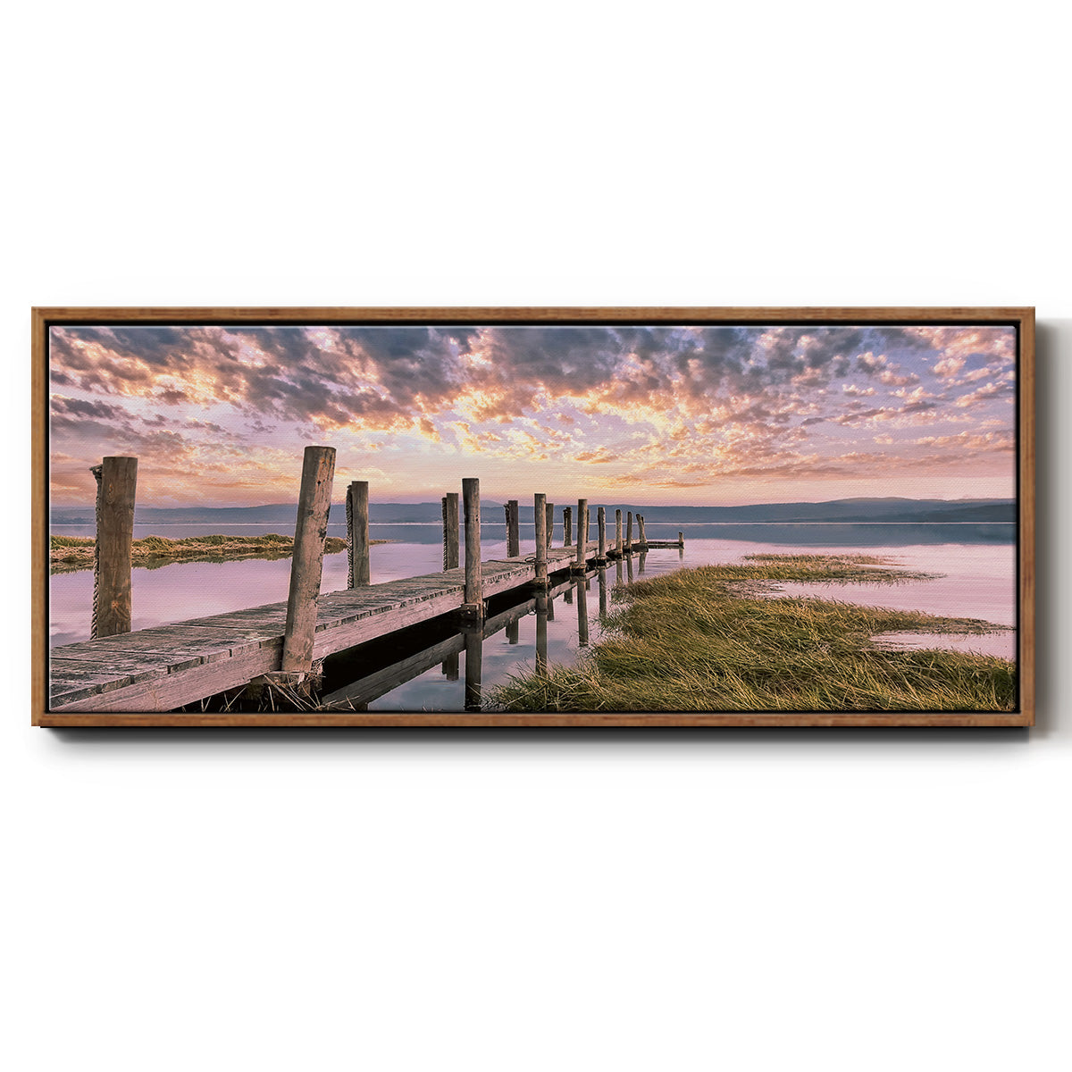 Sky - Floater Framed Canvas Print