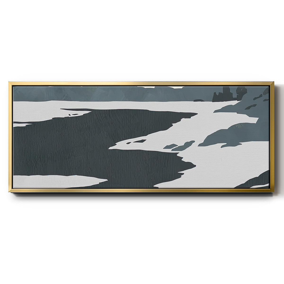 Cutter Island IV - Floater Framed Canvas Print