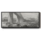 Richmond from the James - Floater Framed Canvas Print