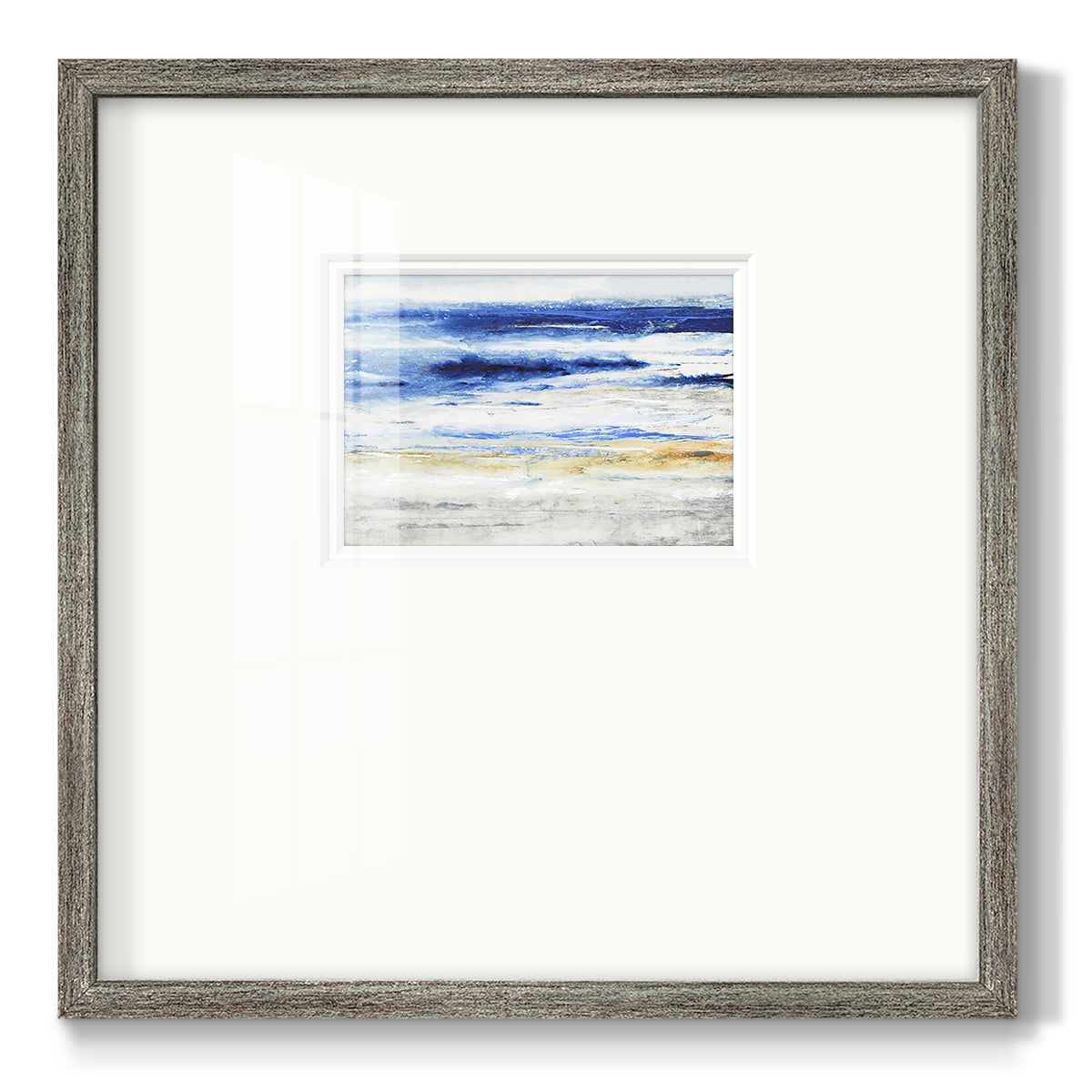 Choppy Seas I Premium Framed Print Double Matboard