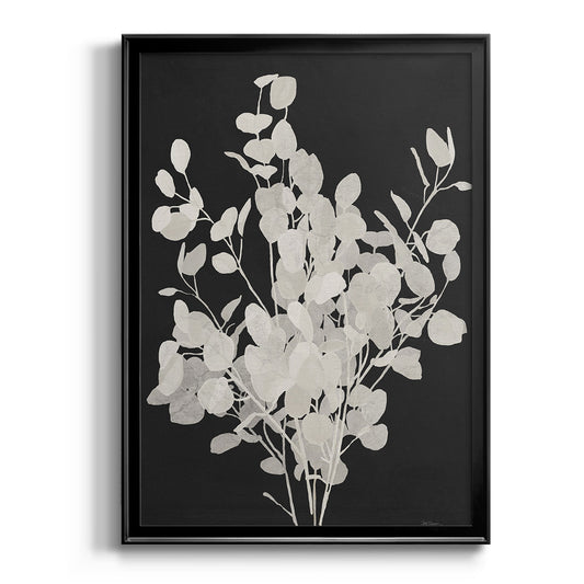 Misty Branches II - Modern Framed Canvas Print