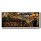 Monet Painting in His Garden in Argenteuil - Floater Framed Canvas Print