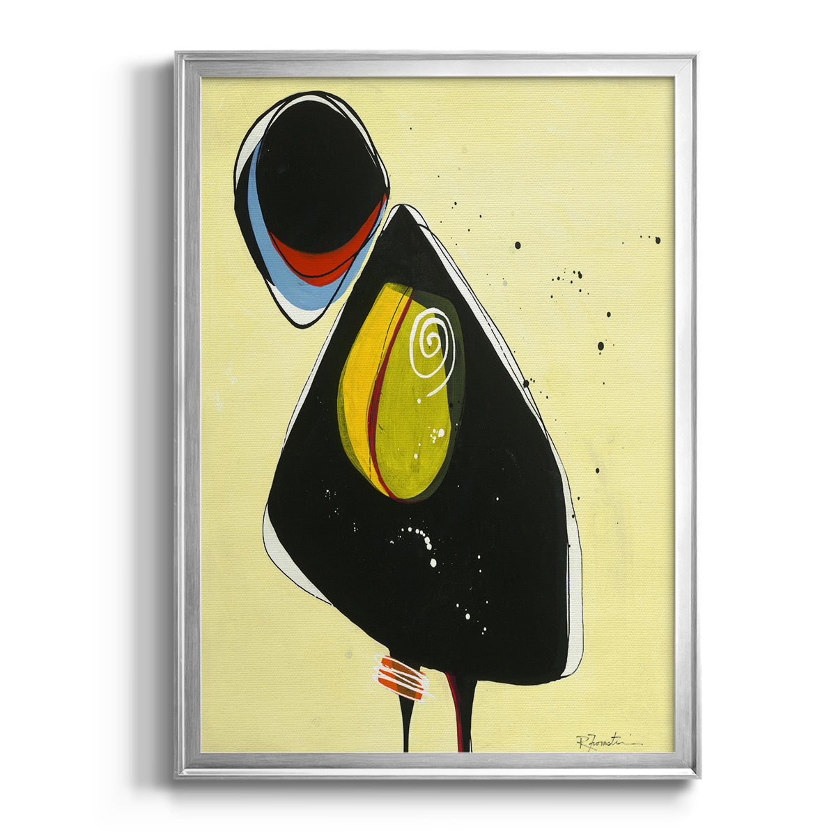 Wanna Play? I - Modern Framed Canvas Print