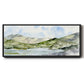 Serene Mountains I - Floater Framed Canvas Print