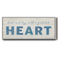 Grateful Heart - Floater Framed Canvas Print