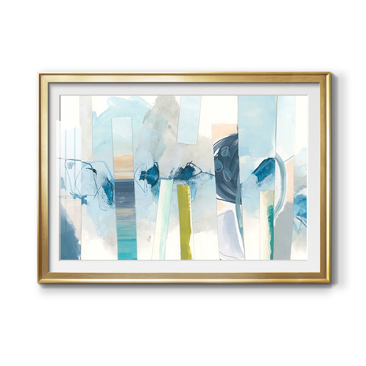 Liquid Strata I Premium Framed Print - Ready to Hang