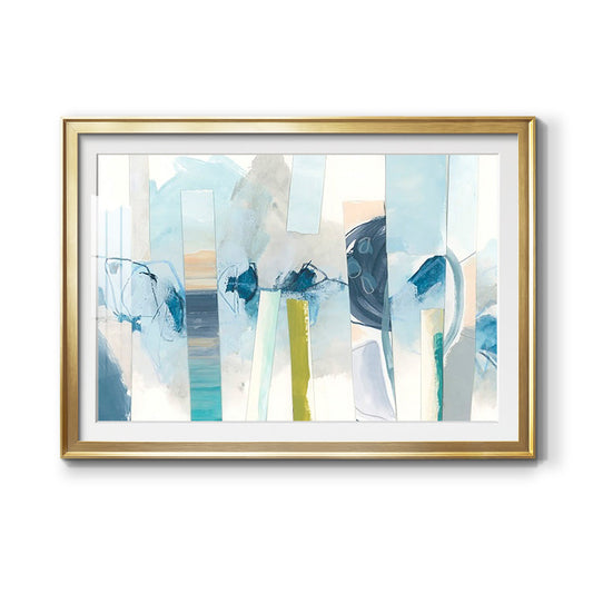 Liquid Strata I - Modern Framed Art Print