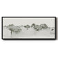 Scenic Scribble I - Floater Framed Canvas Print