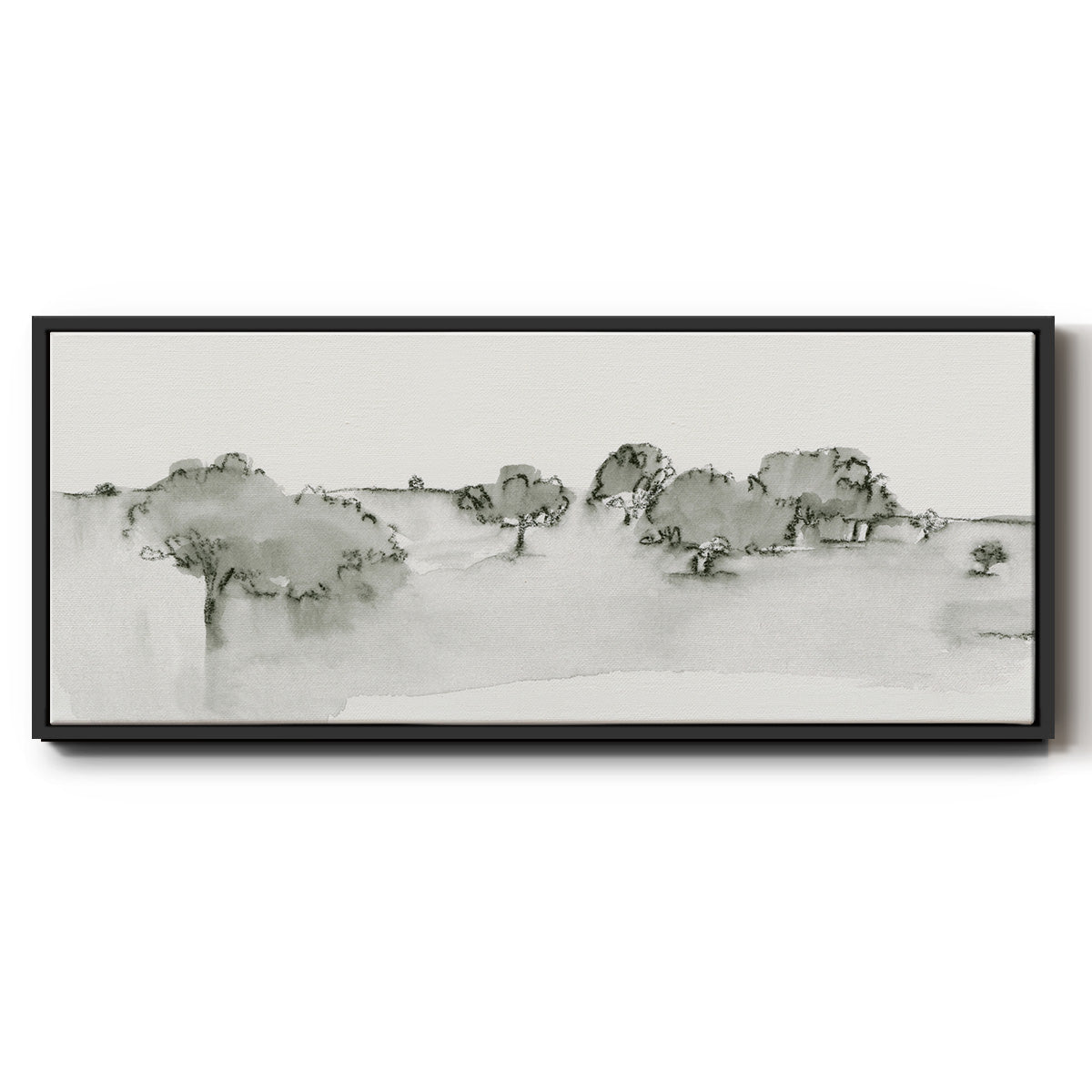 Scenic Scribble I - Floater Framed Canvas Print