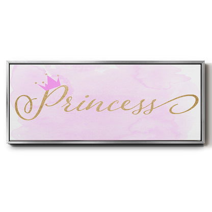 Princess - Floater Framed Canvas Print