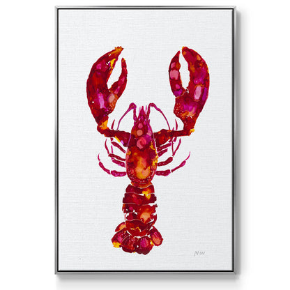 Lobster - Floater Framed Canvas Print