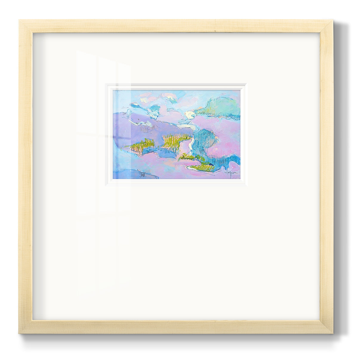Come to My Window - Double Matboard Framed Print
