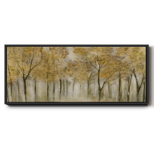 Golden Spring - Floater Framed Canvas Print