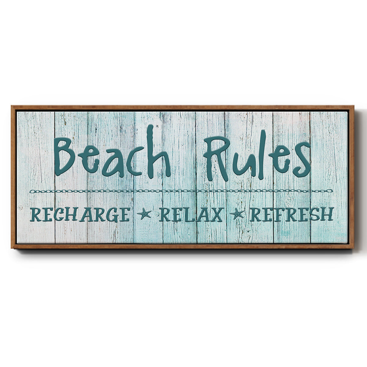 Recharge - Floater Framed Canvas Print