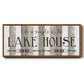 Simple at the Lake House - Floater Framed Canvas Print