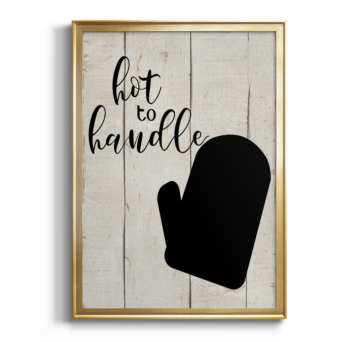 Hot To Handle - Modern Framed Canvas Print