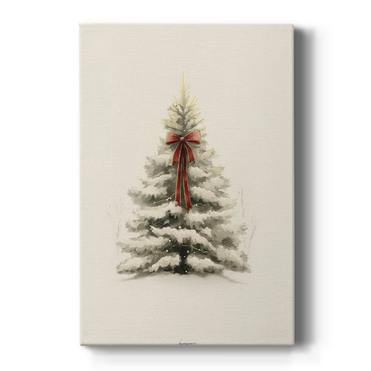 Dawn of Snowwhite Night - Canvas Art Print