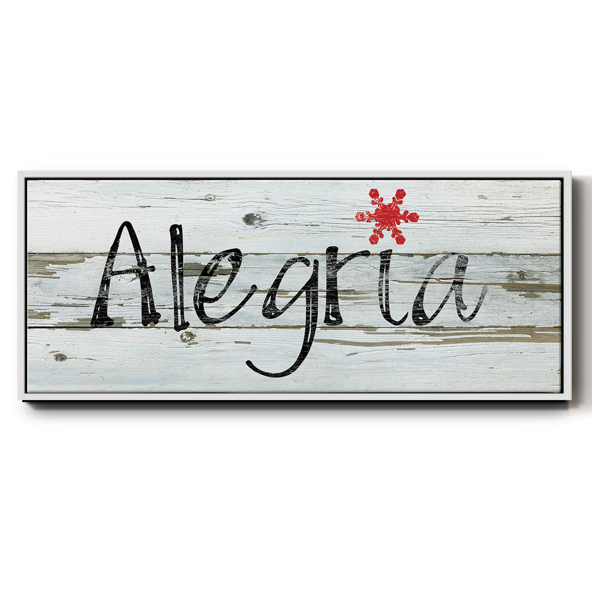 Alegria - Floater Framed Canvas Print