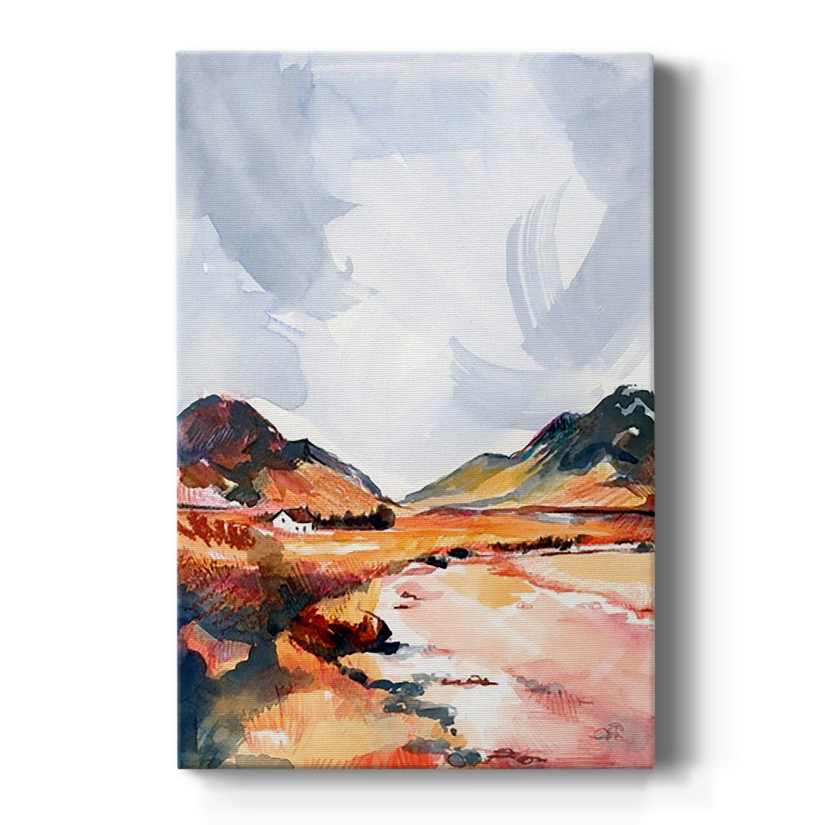 Chromatic Landscapes II Premium Gallery Wrapped Canvas - Ready to Hang