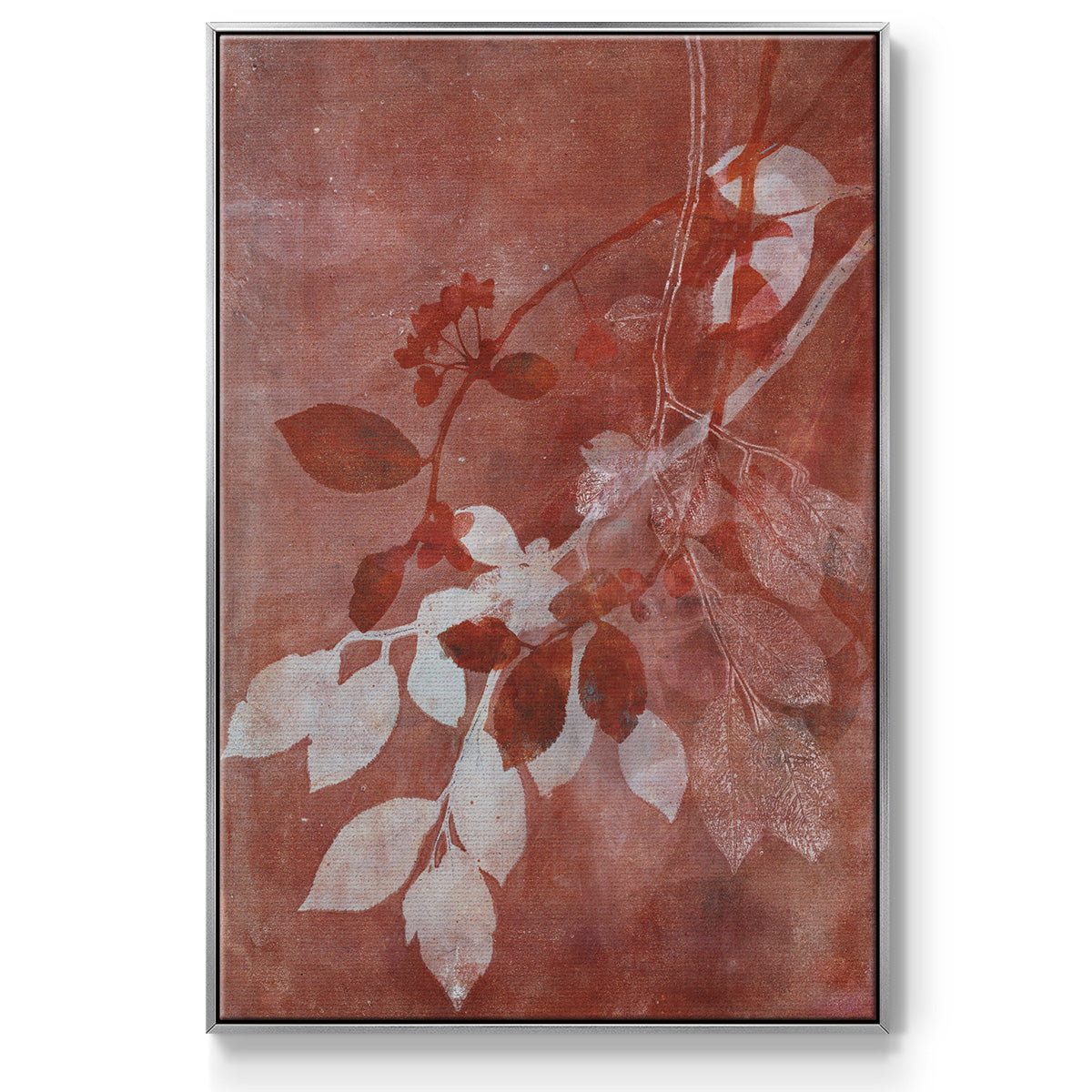 Branching Out XVI - Floater Framed Canvas Print