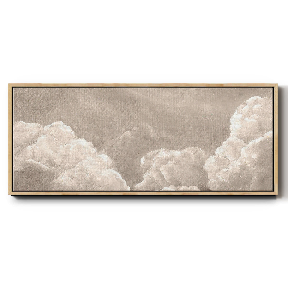 Painted Clouds II - Floater Framed Canvas Print