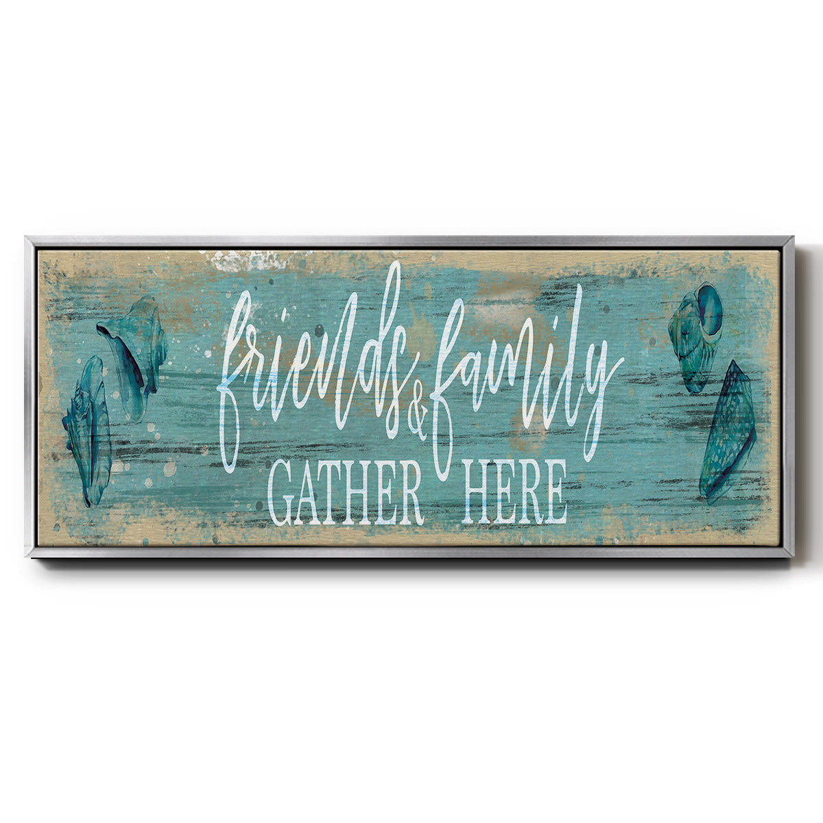 Friends and Family - Floater Framed Canvas Print