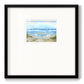 Seaside Escape - Double Matboard Framed Print