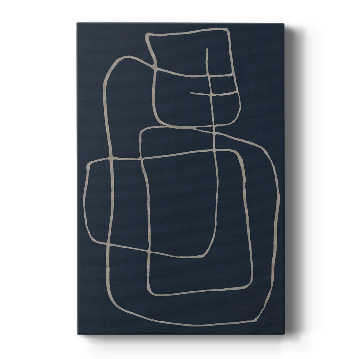 Shapes and Night Sky II - Canvas Art Print