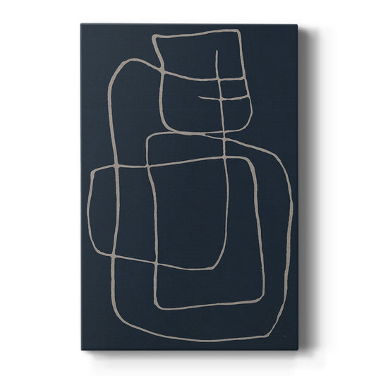 Shapes and Night Sky II - Canvas Art Print