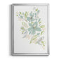 Seafoam Petals IV - Modern Framed Canvas Print