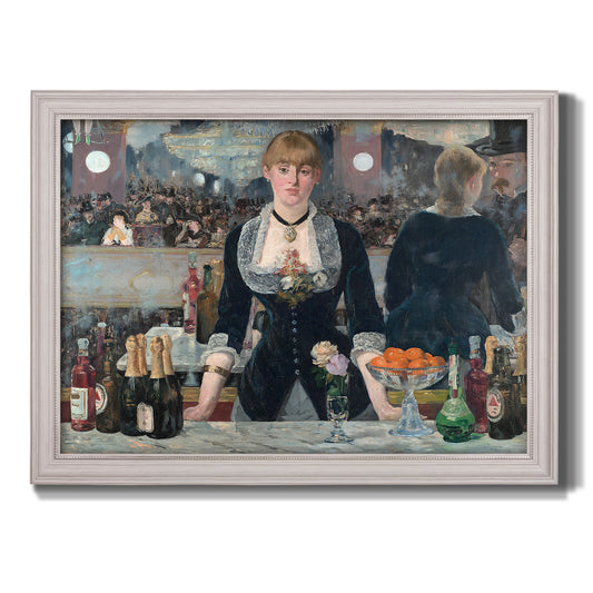 The Rehearsal On Stage - Ornate Framed Canvas Print