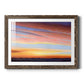 Ignited Dusk III - Barnwood Framed Art Print
