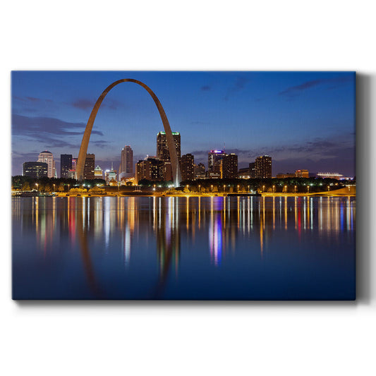 Gateway Arch at Twilight - Canvas Art Print