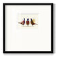 Pheasant Trio - Double Matboard Framed Print