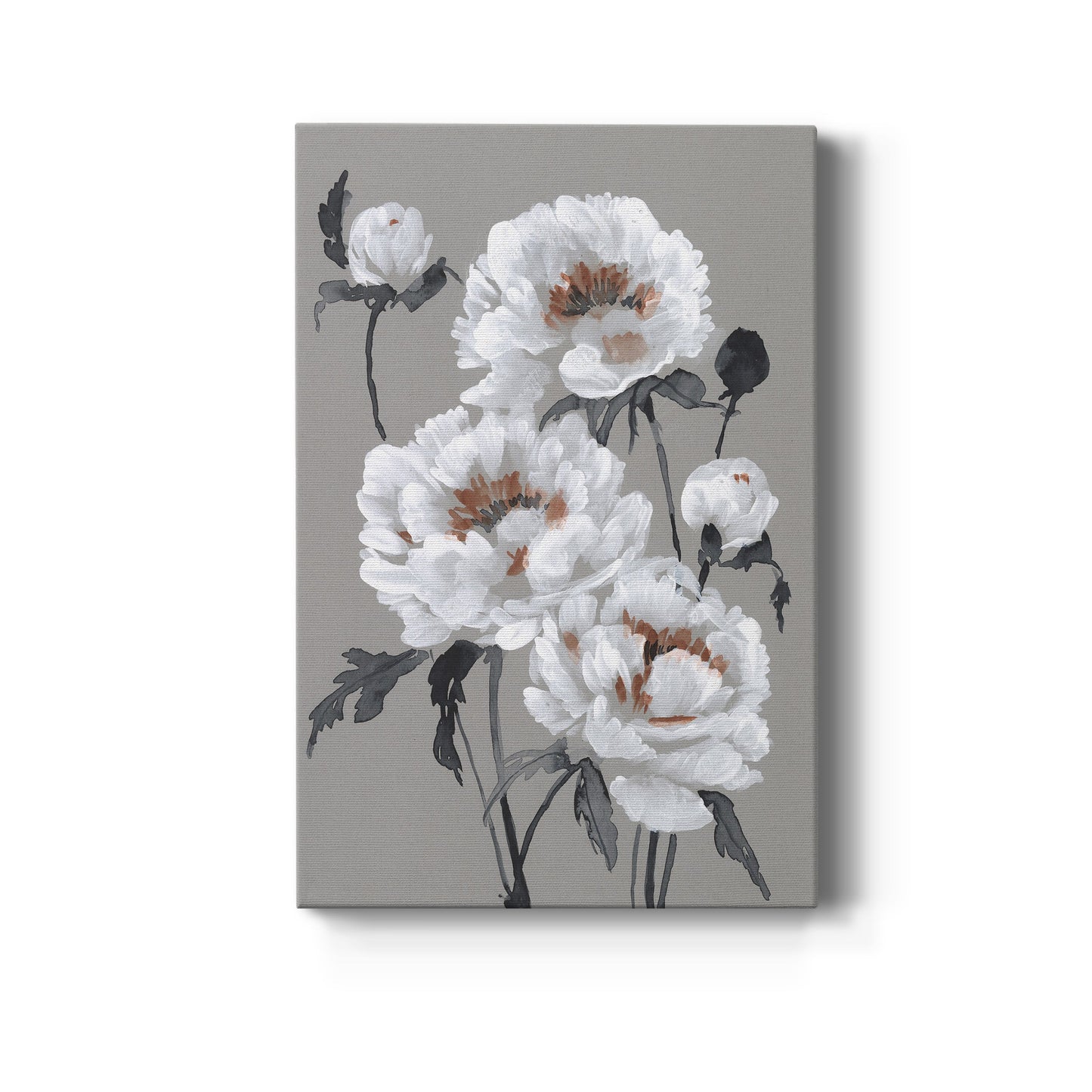 Peony Profusion I Premium Gallery Wrapped Canvas - Ready to Hang