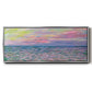 Sunset on the Sea at Pourville, 1882 - Floater Framed Canvas Print