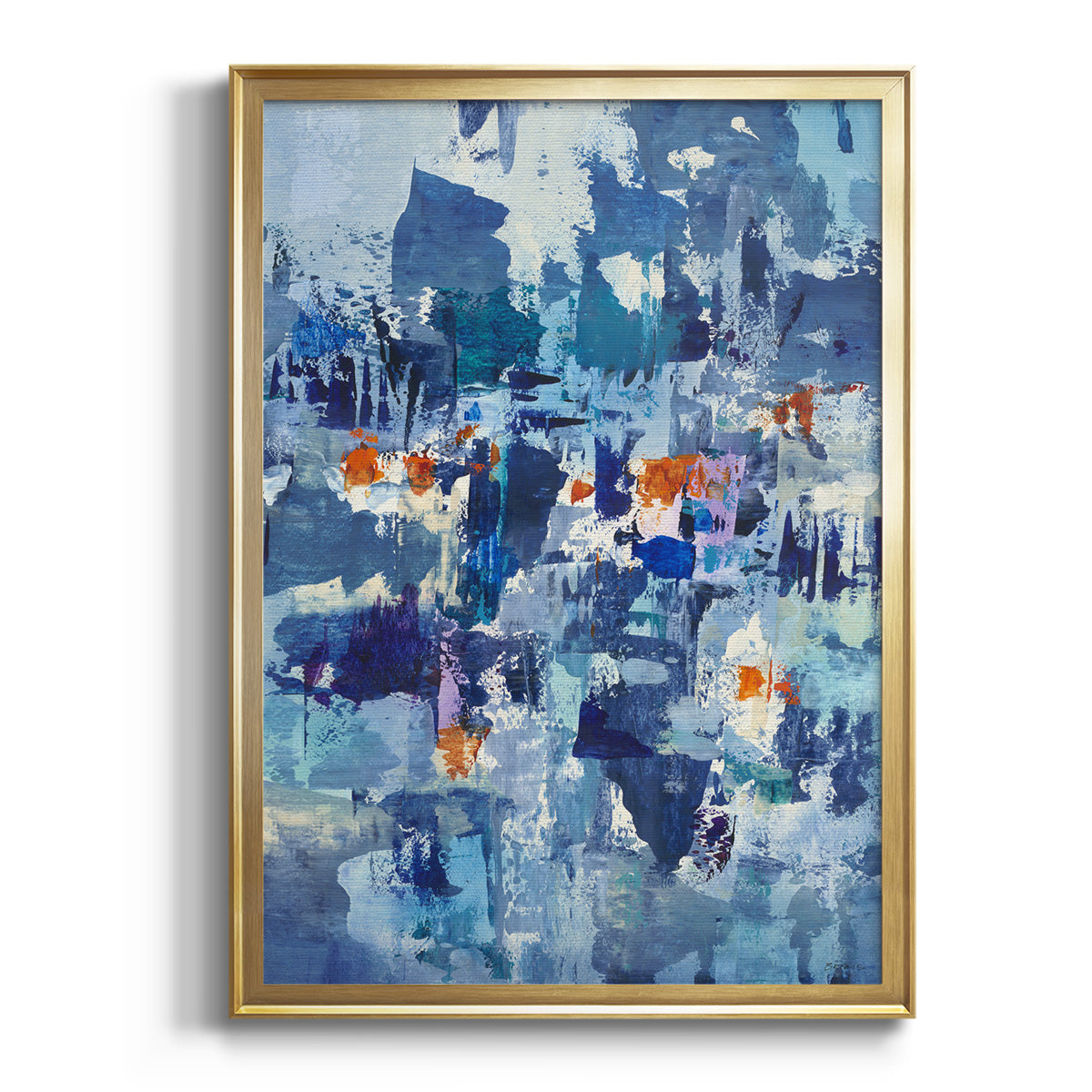 Reticent III - Modern Framed Canvas Print