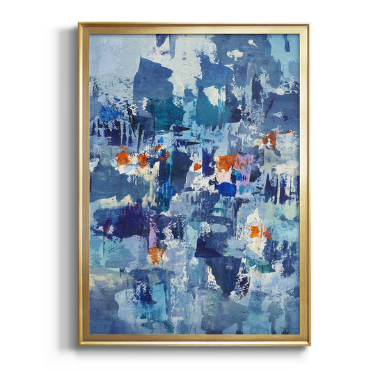 Reticent III - Modern Framed Canvas Print