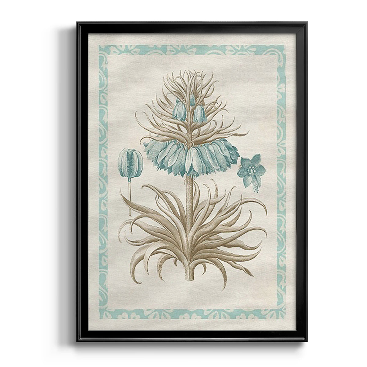 Willow Blue Besler II - Modern Framed Canvas Print