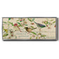 Grateful Thankful Blessed Birds - Floater Framed Canvas Print