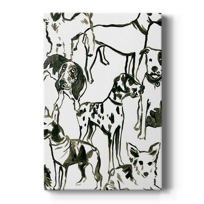 Canine Collage II - Canvas Art Print