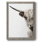 Highland Cattle - Premium Canvas Framed in Barnwood - Ready to Hang