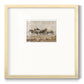Roaming Free - Double Matboard Framed Print